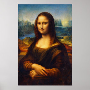 Affiche Mona Lisa de Léonard de Vinci