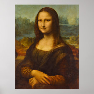 Affiche Mona Lisa, La Joconde par Leonardo da Vinci
