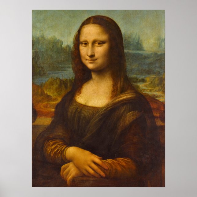Affiche Mona Lisa, La Joconde par Leonardo da Vinci (Devant)