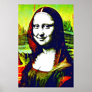 Affiche Mona Lisa Meme Pop Art