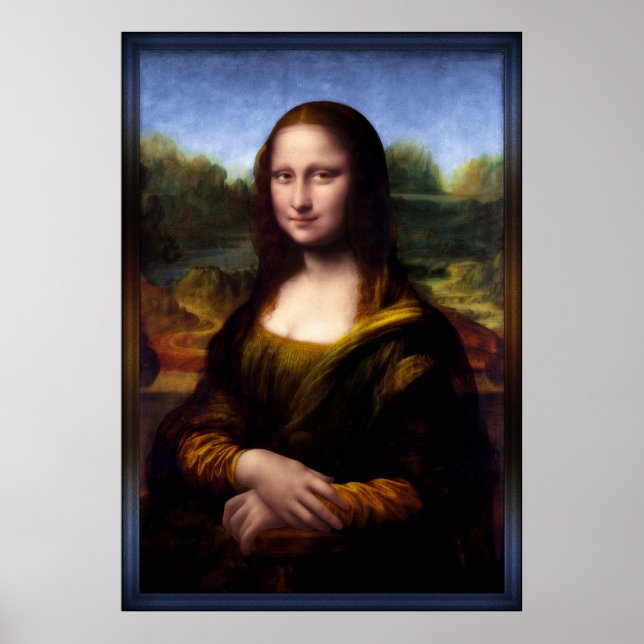 Affiche Mona Lisa (Portrait de Lisa Gherardini) (Devant)