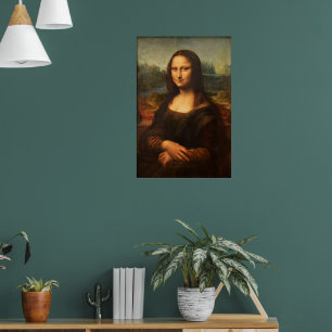 Affiche Mona Lisa portrait peinture Leonardo Da Vinci