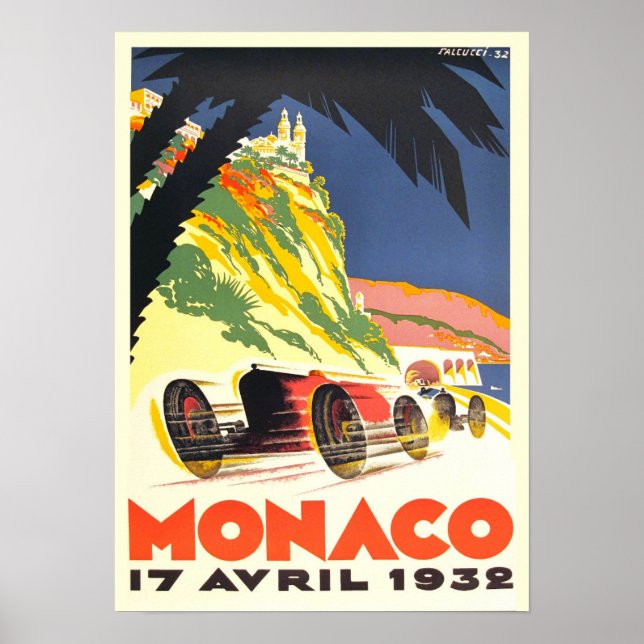 Affiche Monaco 17 avril 1932 (Devant)