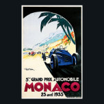 Affiche MONACO 1933 Grand Prix Automobile par Geo Ham Race<br><div class="desc">Affiches de reproduction haute résolution. Chaque Poster vintage original restauré à sa gloire d'antan. numériquement réparé pour les défauts et les éléments manquants,  numériquement corrigé pour la netteté,  et couleurs éclatantes lorsqu'en plein affichage. MONACO 1933 Grand Prix Automobile par Geo Ham Race Poster.</div>