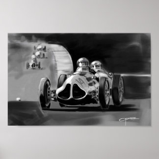 Affiche Monaco Race Car