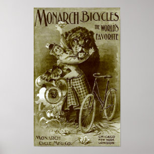 Affiche Monarch Bicyclettes