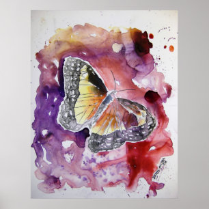 Affiche monarch_butterfly_painting