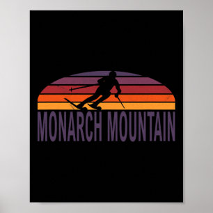Affiche Monarch Mountain Colorado Usa Station de ski Snowb