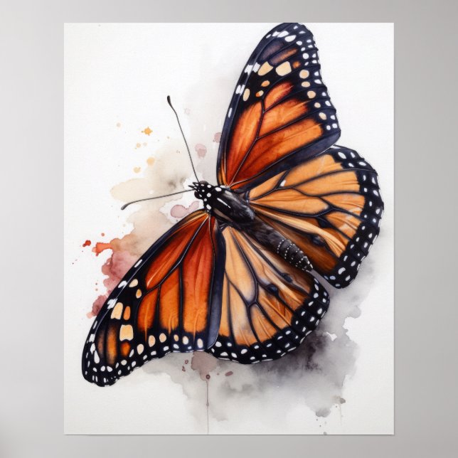 Affiche Monarch Papillon Art Imprimer l'affiche (Devant)