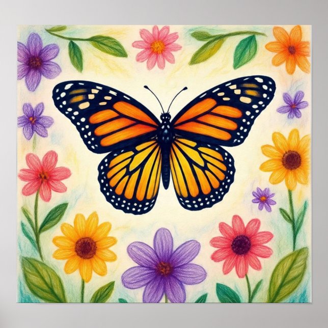 Affiche MonarchDaisyGarden (Devant)