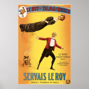 Affiche Monarque vintage de ~ de Servais Le Roy d'acte