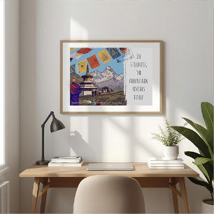 Affiche Monastère de Tengboche, motivation spirituelle de 