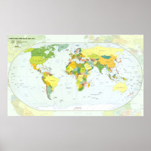 Affiche monde+carte+globe+pays+atlas