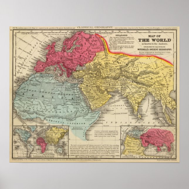 Affiche Monde connu des anciens (Devant)