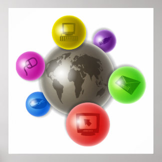 Affiche Monde de l'informatique