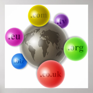 Affiche Monde des domaines