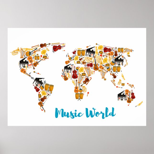 Affiche Monde musical (Devant)