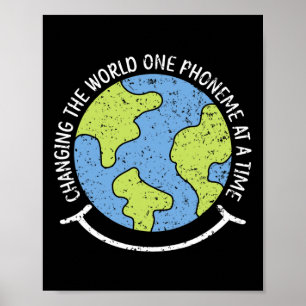 Affiche Monde Un Phonème À La Fois Dyslexie Sensibilisatio