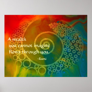 Affiche Mondes d'Art poétique de Rumi