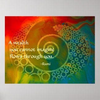 Affiche Mondes d'Art poétique de Rumi