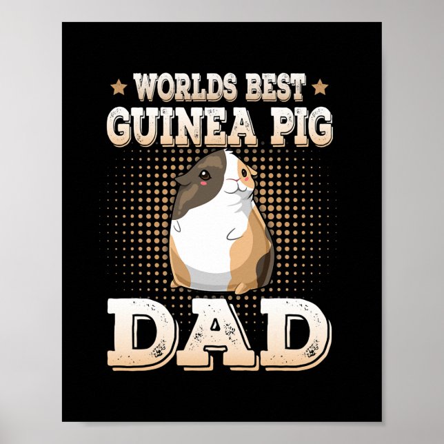 Affiche Mondes Meilleur Guinéen Piggy Papa Piggy Pères (Devant)