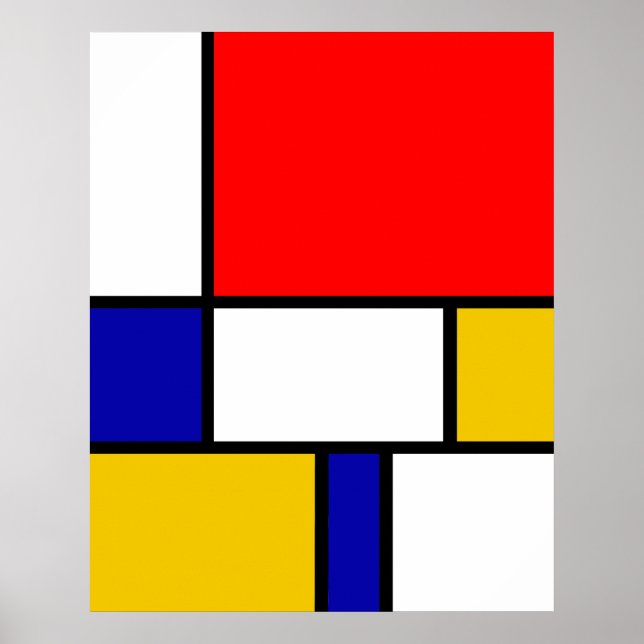 Affiche Mondrian 2 (Devant)