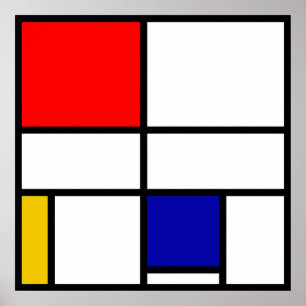 Affiche Mondrian 3