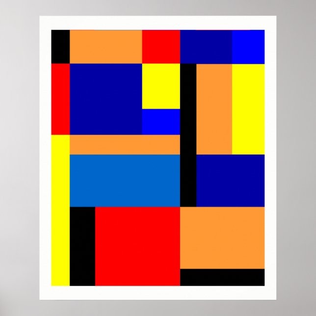 Affiche Mondrian #35 (Devant)