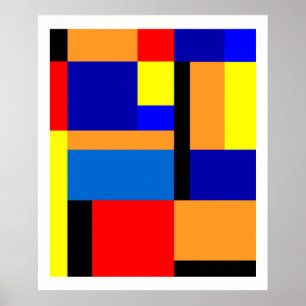 Affiche Mondrian #35