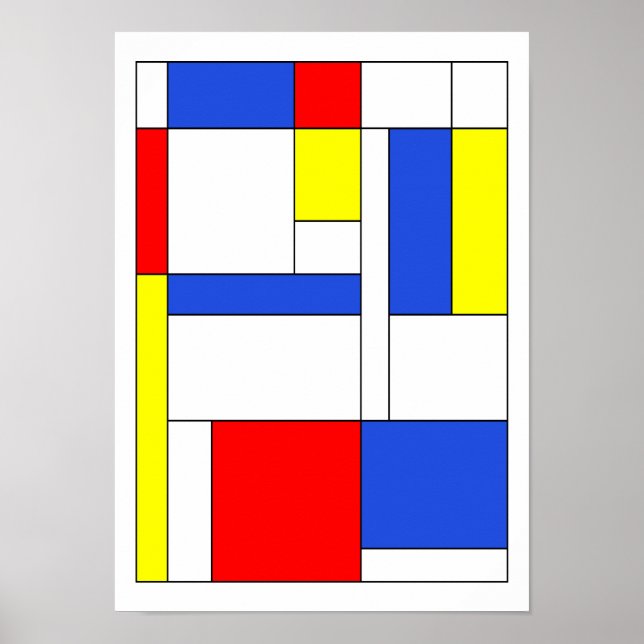 Affiche Mondrian #47 (Devant)