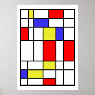 Affiche Mondrian #58