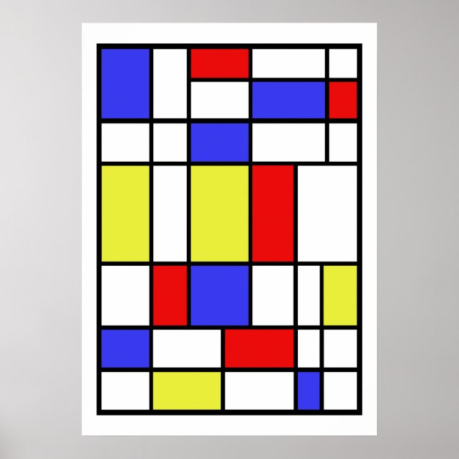 Affiche Mondrian #59 (Devant)