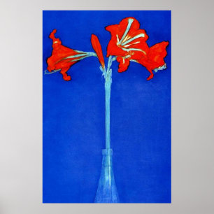 Affiche MONDRIAN Amaryllis Lilly Piet Mondrian
