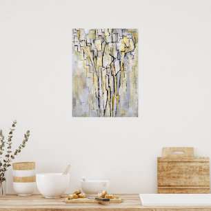 Affiche Mondrian - Boom A, oeuvre abstraite