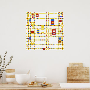 Affiche Mondrian - Broadway Boogie Woogie