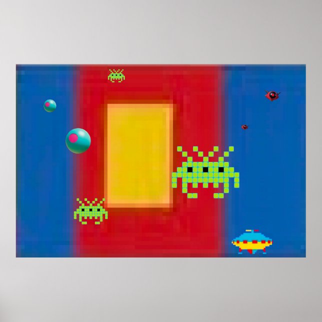 Affiche Mondrianos II (Devant)