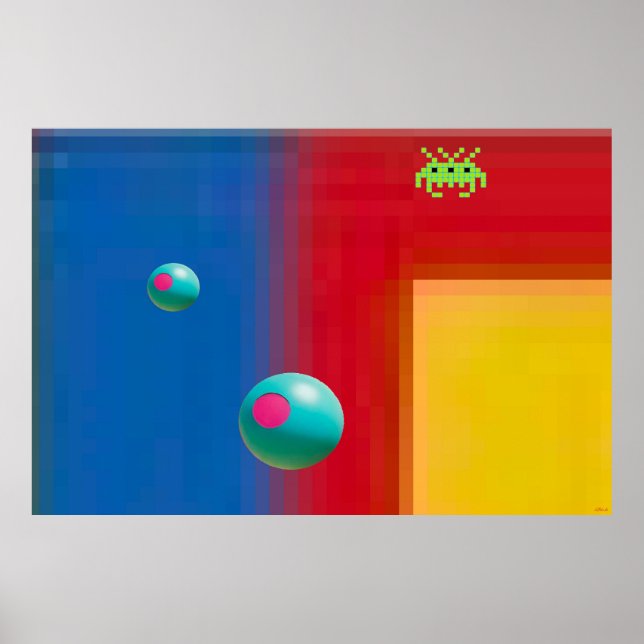 Affiche Mondrianos III (Devant)