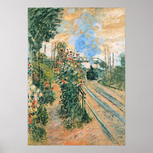 Affiche Monet - Arrivée à Montegeron (Devant)