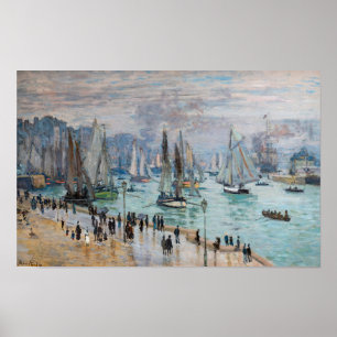 Affiche Monet - Bateaux de pêche quittant le port, Le Havr