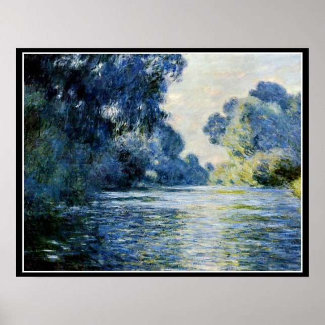 Affiche Monet - Bras de Seine à Giverney (Devant)