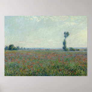 Affiche Monet - Champ de pavots