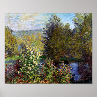 Affiche Monet Claude Coin du Jardin à Montgeron