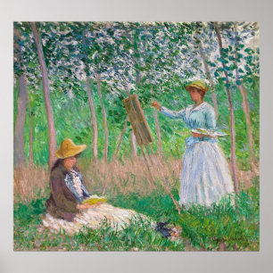 Affiche Monet, dans les bois chez Giverny