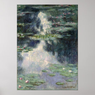 Affiche Monet - Étang Avec Lys D'Eau