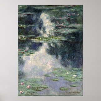Affiche Monet - Étang Avec Lys D'Eau