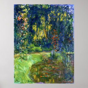 Affiche Monet - Etang Lily À Giverny 1919