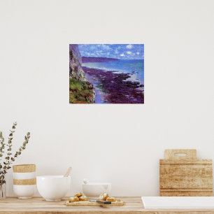 Affiche Monet - Falaise près de Dieppe,