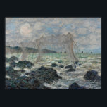 Affiche Monet - Filets De Pêche À Pourville<br><div class="desc">Filets de pêche à Pourville par Claude Monet. Pour plus d'images prêtes à l'affiche de Zedign Art Series Book 3 "Claude Monet - Peintures et dessins Vol 2", visitez https://books.zedign.com/zas/3.html</div>