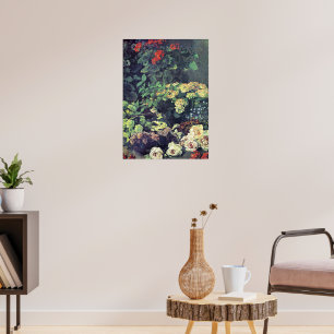 Affiche Monet - Fleurs de printemps