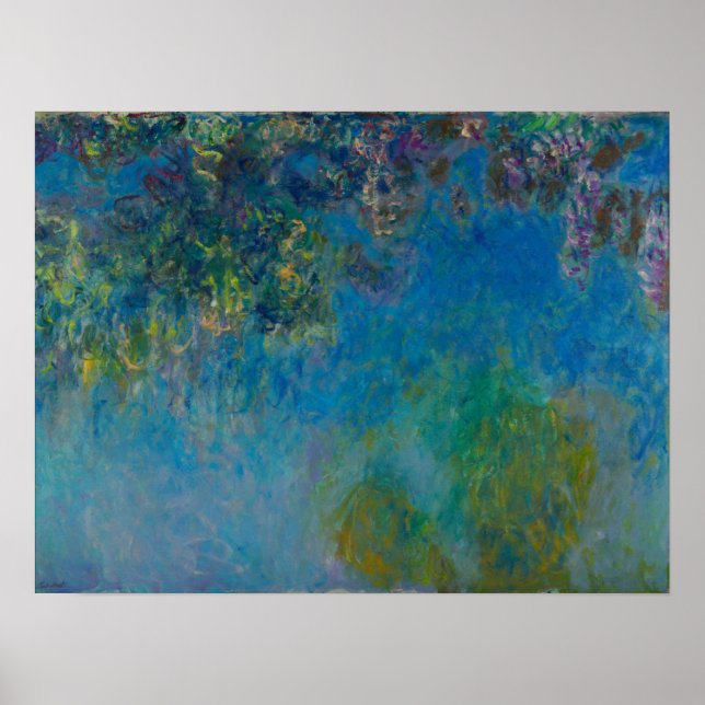 Affiche Monet - Glycine (Devant)